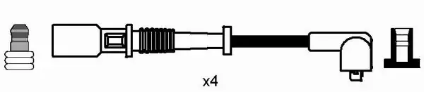 Fios de alta voltagem, kit 8192 NGK