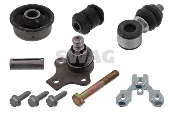 Kit de reparação de braço oscilante inferior dianteiro para Volkswagen Polo (6KV2)
