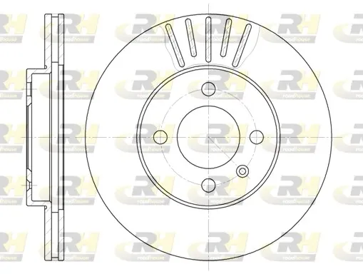 Disco do freio dianteiro Seat Ibiza 2 6K1