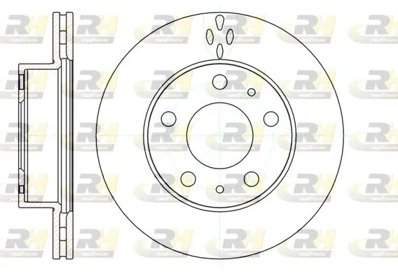 Disco do freio dianteiro Fiat Ducato 1 290