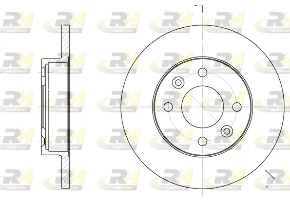 Disco do freio dianteiro Renault 11