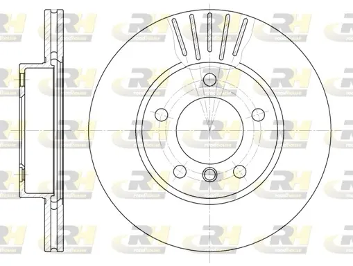 Disco do freio dianteiro BMW 3 E46