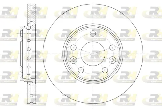 Disco do freio dianteiro Renault Scenic 3 JZ0, JZ1