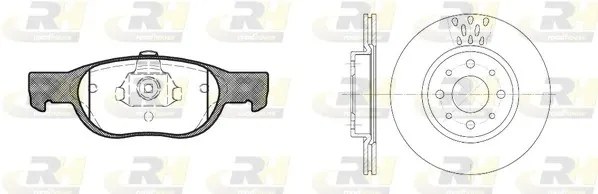 Disco do freio dianteiro DP23019 Brembo