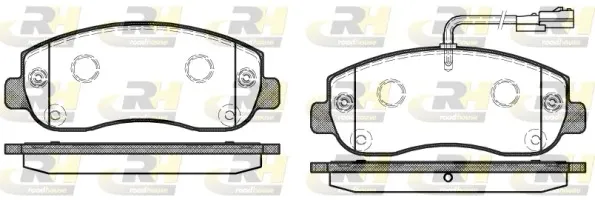 Sapatas do freio dianteiras de disco Renault Master 3 FV, JV