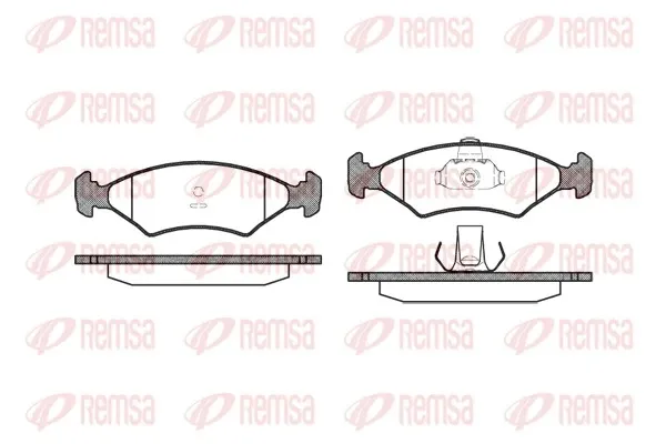 Sapatas do freio dianteiras de disco Ford Sierra 2 GBG, GB4