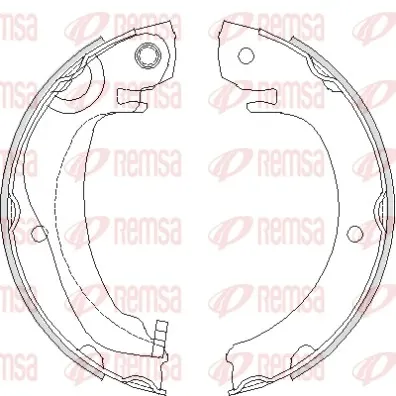 Sapatas do freio de estacionamento Toyota Corolla R10