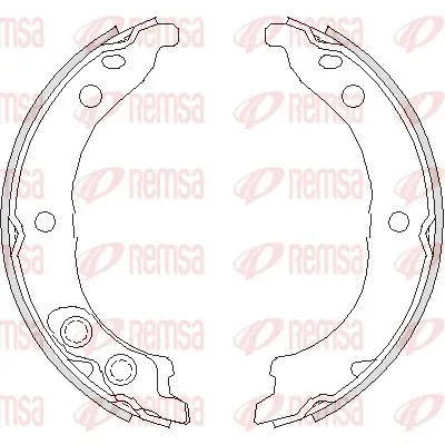 Sapatas do freio de estacionamento Fiat Ducato 2 230L