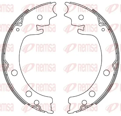 Sapatas do freio de estacionamento Suzuki Grand Vitara JB