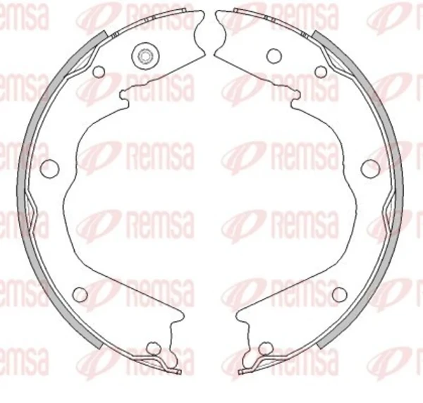 Sapatas do freio de estacionamento para Acura MDX (YD2)