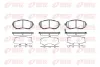 Sapatas do freio dianteiras de disco Subaru Forester 4 S13, SJ