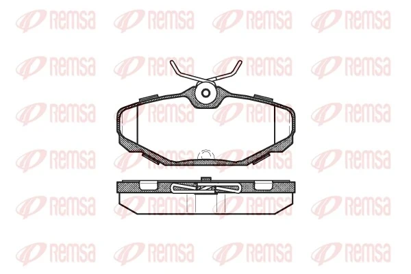 Sapatas do freio traseiras de disco para Ford Taurus 