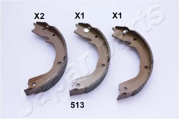 Sapatas do freio de estacionamento GF513AF Japan Parts