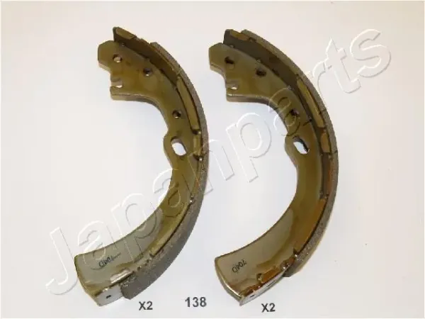 Sapatas do freio traseiras de tambor GF138AF Japan Parts