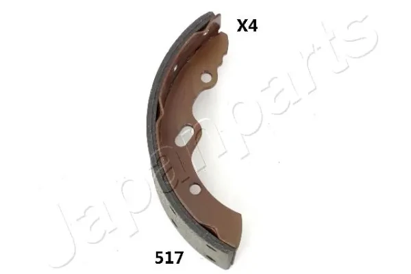 Sapatas do freio traseiras de tambor GF517AF Japan Parts