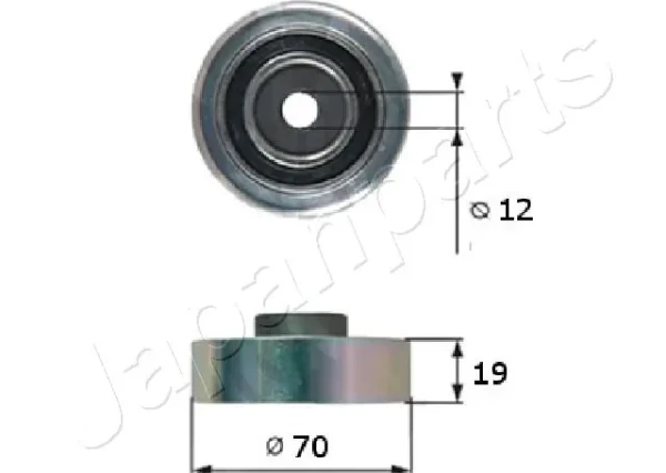 RP815 Japan Parts rolo parasita da correia de transmissão