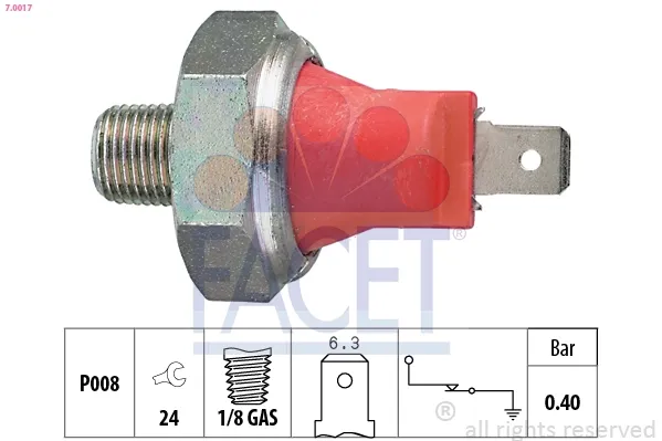 Sensor de pressão de óleo Mazda 323 III