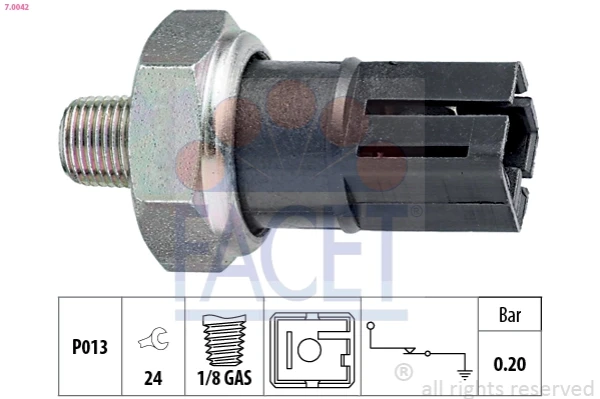 Sensor de pressão de óleo para Nissan Micra (CK12E)