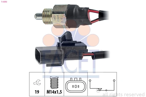 3S945003 AND sensor de ativação das luzes de marcha à ré