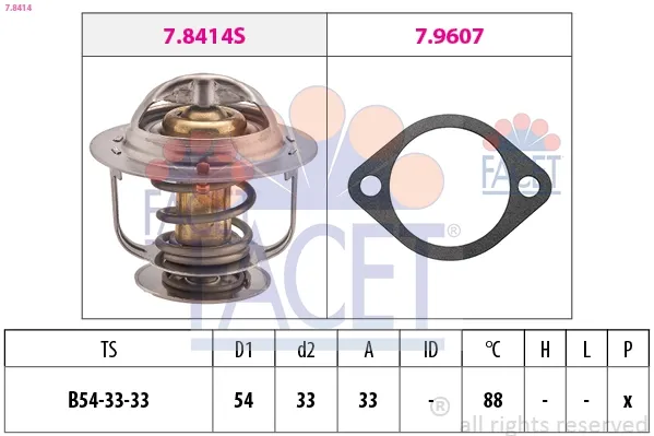 Termostato 78414 Facet