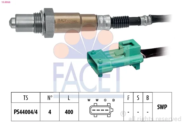 Sonda lambda, sensor de oxigênio até o catalisador ES2107012B1 Delphi