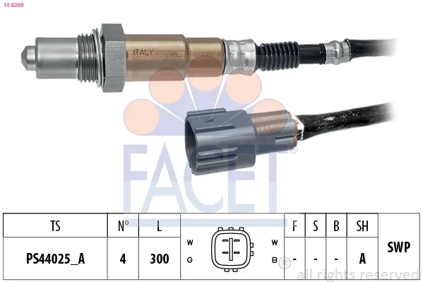 Sonda lambda, sensor de oxigênio depois de catalisador 89465B1020 Subaru