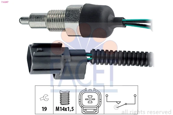 Sensor de ativação das luzes de marcha à ré para Honda HR-V (GH)