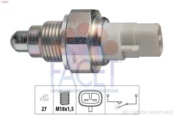 Sensor de ativação das luzes de marcha à ré para Toyota Avensis (T25)