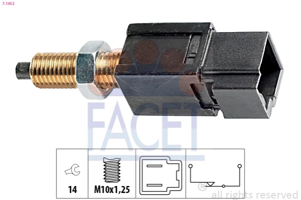 Sensor de ativação do sinal de parada para Nissan Terrano (R20)