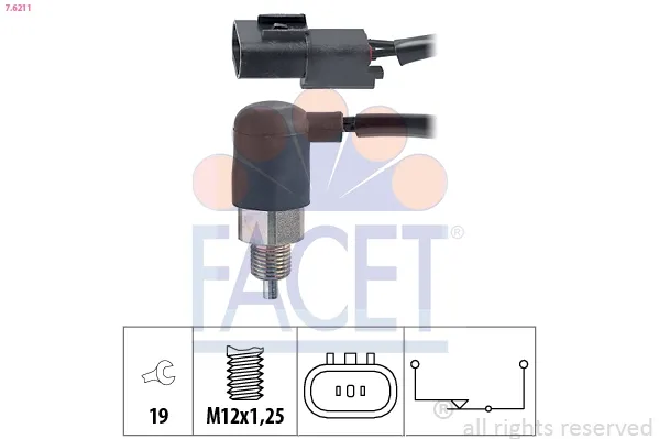 Sensor de ativação das luzes de marcha à ré Hyundai Atos MX