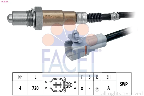 Sonda lambda, sensor de oxigênio para Suzuki Ignis (FH)