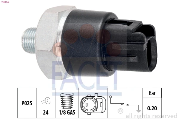 Sensor de pressão de óleo para Volvo S40 (VS)