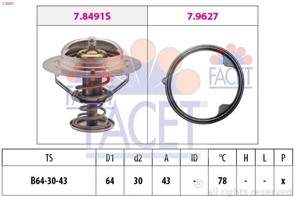 Termostato 78491 Facet