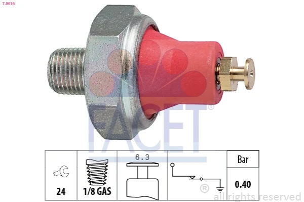 Sensor de pressão de óleo para Isuzu Trooper (UBS)