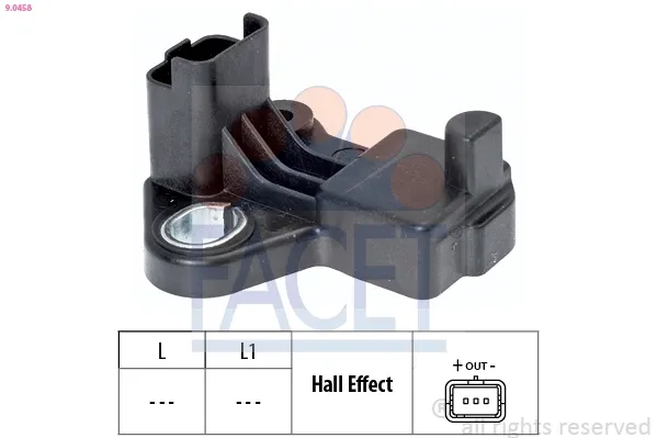 Sensor de posição (de revoluções) de cambota para Ford Focus II DA, HCP, DP