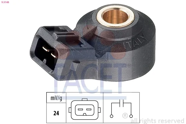 Sensor de detonação 93148 Facet