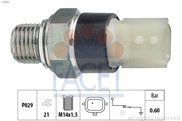 Sensor de pressão de óleo para Renault Master (FD)