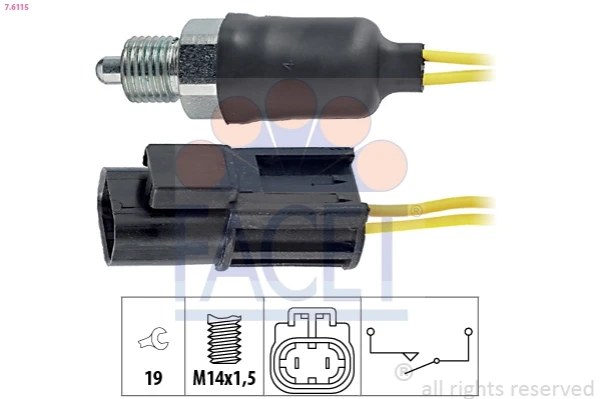 Sensor de ativação das luzes de marcha à ré para Nissan Serena (C23)