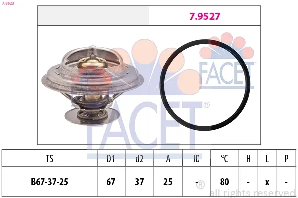 Termostato 78623 Facet