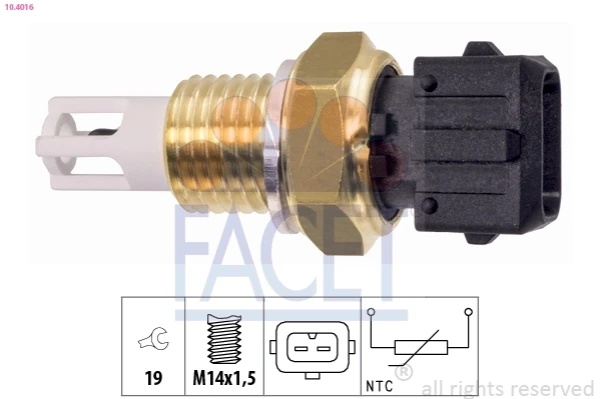 Sensor de temperatura da mistura de ar para Fiat Palio (178BX)