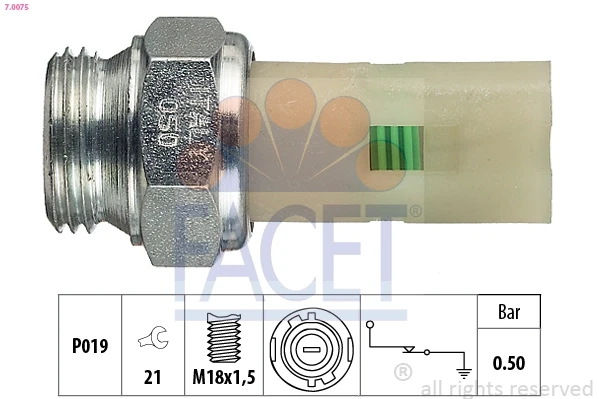 Sensor de pressão de óleo para Renault Trafic (TXX)