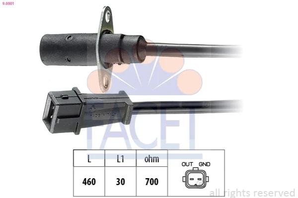 Sensor de posição (de revoluções) de cambota para Fiat Tipo (160)