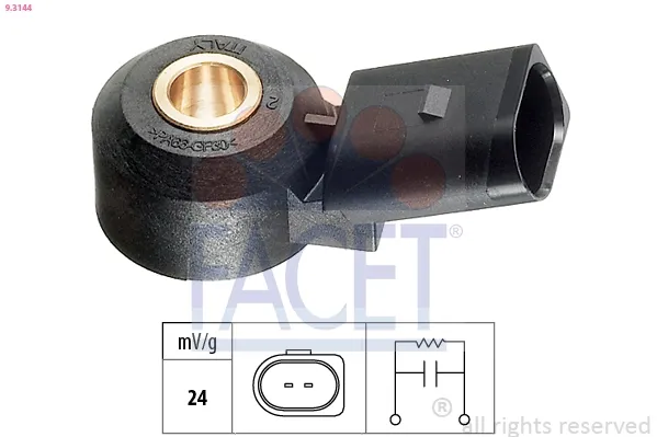 Sensor de detonação 93144 Facet