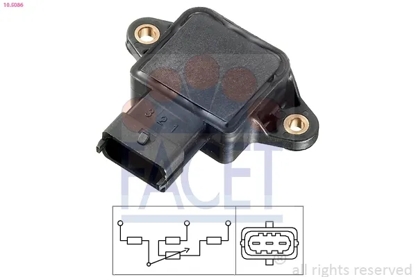 Sensor de posição da válvula de borboleta (potenciômetro) Honda Accord VI sedan (CG) (1998 - 2003) preço, a partir de