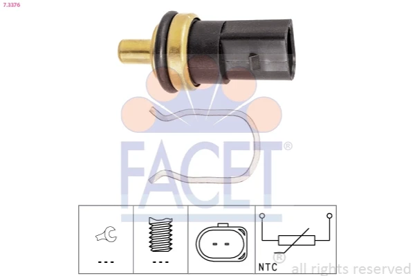 Sensor de temperatura de combustível para Seat Altea (5P5)
