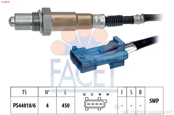 Sonda lambda, sensor de oxigênio depois de catalisador OZA628U3 Magneti Marelli