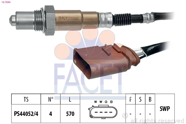 Sonda lambda, sensor de oxigênio depois de catalisador 418 NGK