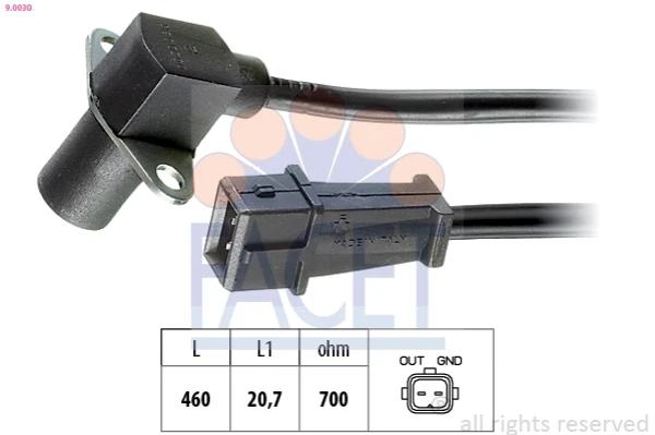 Sensor de posição da árvore distribuidora para Fiat Uno (146A)