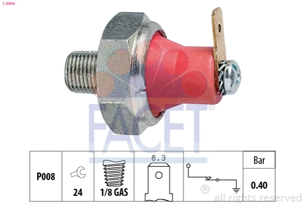 Sensor de pressão de óleo para Mitsubishi Pajero 