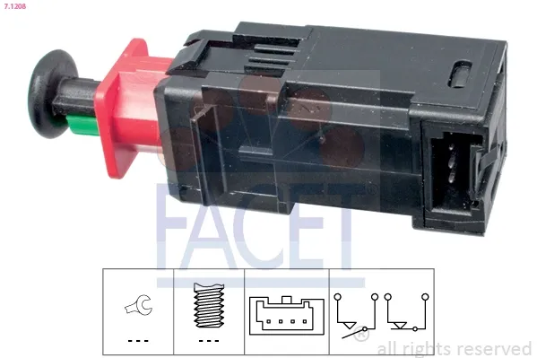 Sensor de ativação do sinal de parada 71208 Facet